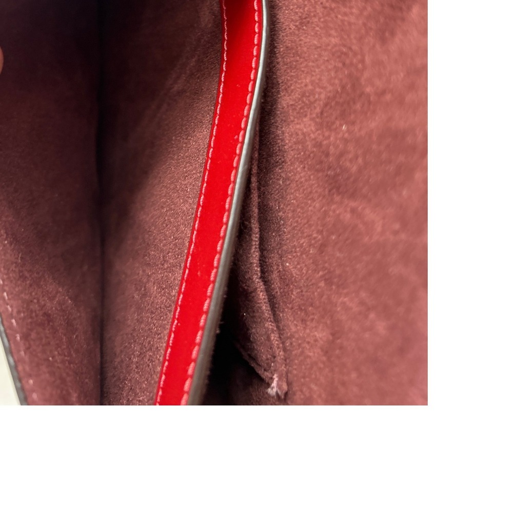 COACH Ellen Crossbody Bag in Signature Canvas Khaki Red C1430 - Picture 7 of 10
